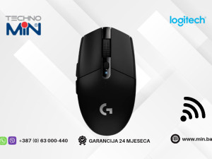 Logitech G305 Lightspeed Bežični Gaming Miš 12000 DPI Crni