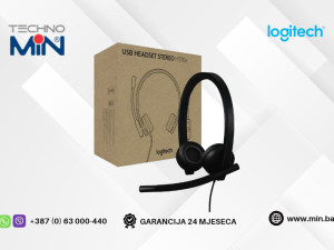 Logitech H570e Stereo USB Headset Teams Edition 981-001430, Black