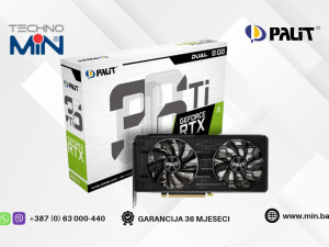 Palit GeForce RTX 3060Ti Dual 8GB GDDR6 256bit NE6306T019P2-190AD