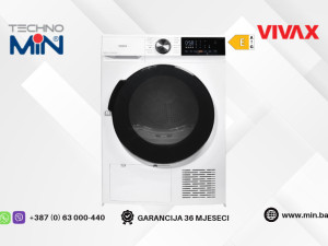 VIVAX sušilica veša CDR-0816MHP 8 kg Toplotna pumpa A++ Bijela
