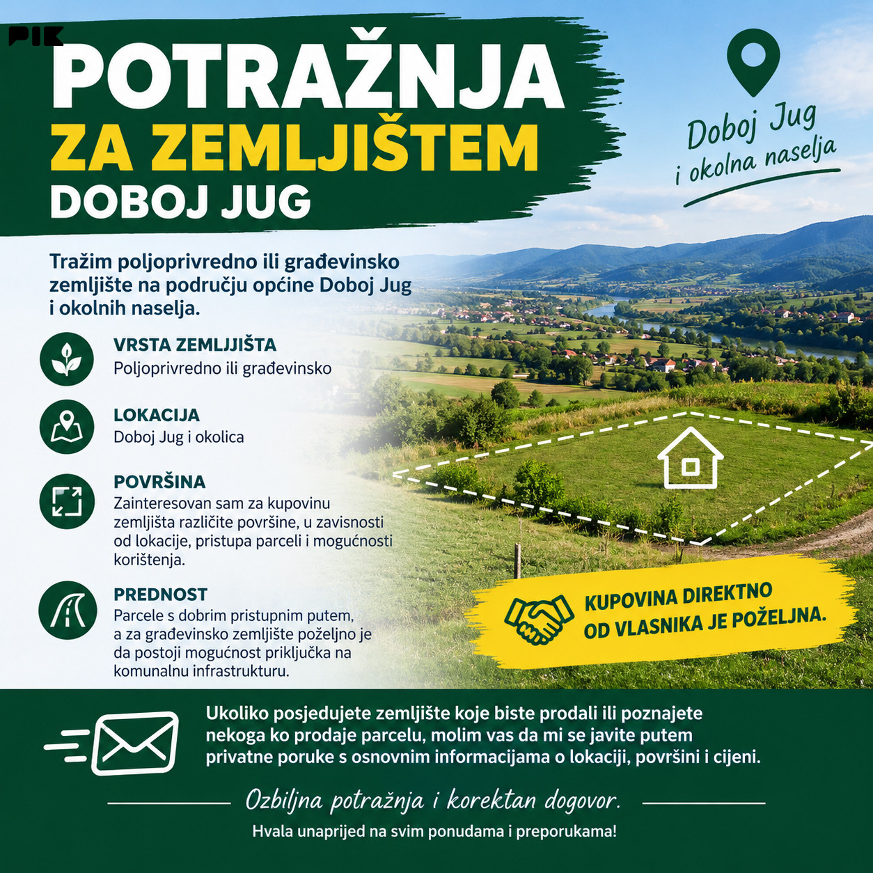Zemljište Doboj Jug