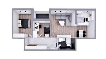 Trosoban stan 53m2 u izgradnji - Paprikovac
