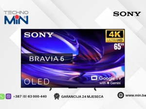 Televizor Sony 65'' A65 BRAVIA 6 65" 4K OLED Google TV (Smart TV)
