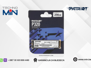Patriot P320 256GB SSD M.2 NVMe PCIe 2200/1200MB/s P320P256GM28