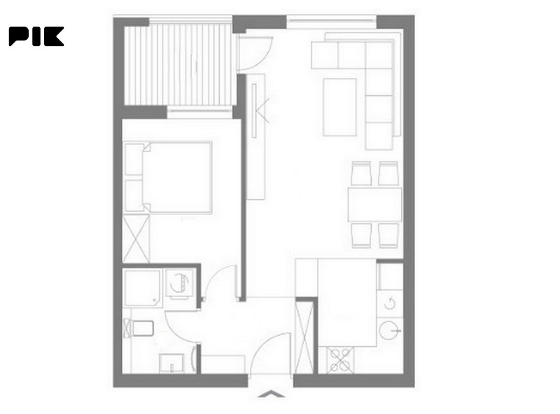 Dvosoban stan 43m2 Banja Luka 2