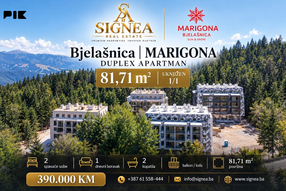 Bjelasnica MARIGONA Duplex 81.71 m2 Uknjizen 1/1
