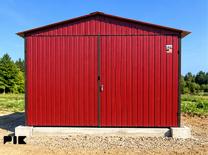 Montažni objekti MONTAŽNA LIMENA GARAŽA 6 x 3 m 3