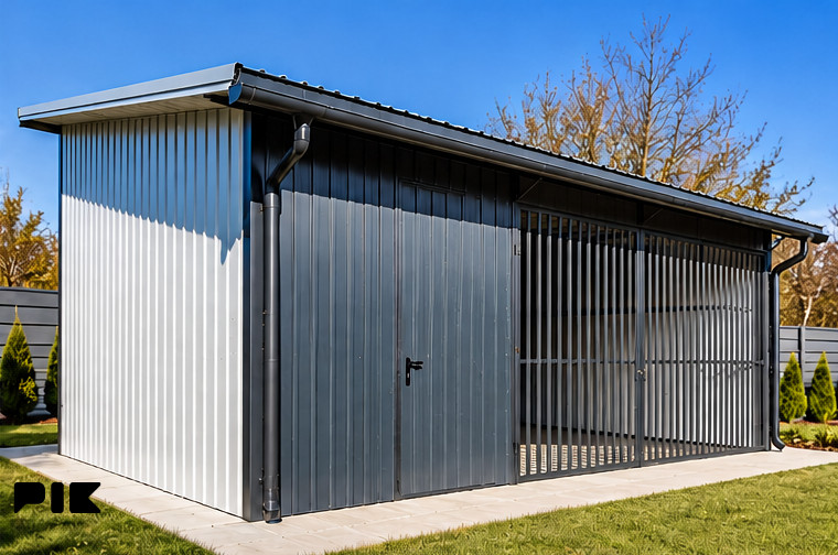 Montažni objekti METALNA GARAŽA 3,5 x 3 m KAVEZ ZA PSA 3,5 x 3 m 2