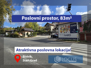 LOCUS: TOP LOKACIJA!! Poslovni objekat, Bistrik, Stari Grad