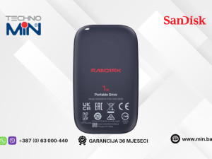 SanDisk Portable SSD 1TB Eksterni SSD SDSSDE10-1T00-G25, Black