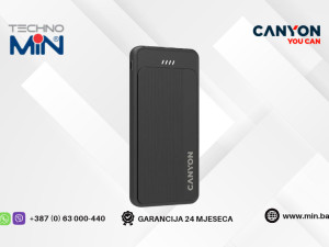 CANYON Power Bank OnPower 100 10000mAh CNS-CPB100B, Black
