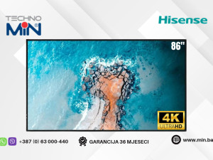 Hisense 86DM66GE ekran za oglašavanje 86" 4K UHD 24/7h Android 14