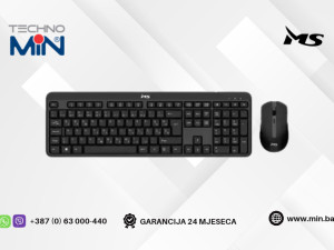 MS COMBO MK-110 Wireless set tastatura i miš MSP15001, Black