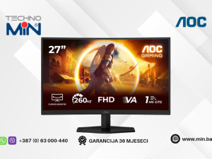 Gaming Monitor AOC Gaming C27G42ZE 27" Curved Fast VA, FHD, 260Hz