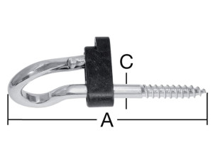 VORMANN kuka za ljuljačku 150mm - 17044
