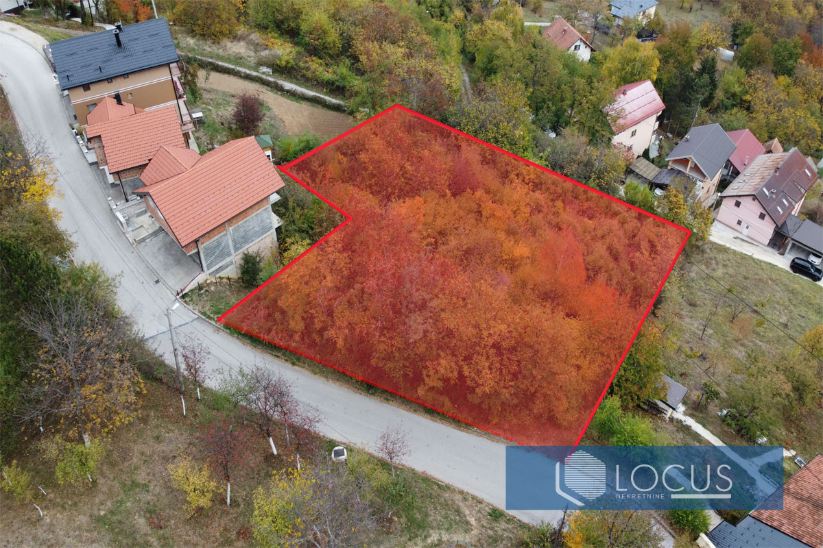 LOCUS: Zemljište 3.142m2, G. Velešići, Novo Sarajevo 2