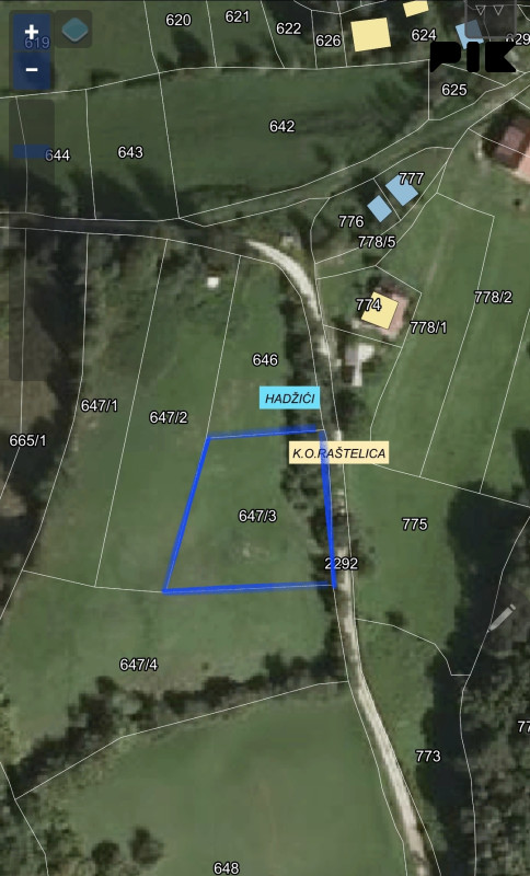 Zemljišta Sarajevo - Hadžići 1475m2 2