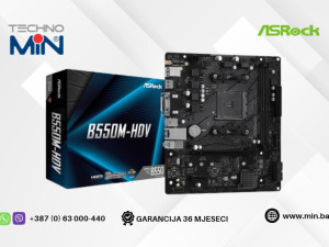 ASRock B550M-HDV matična ploča, AM4, 2x DDR4, PCIe 4.0, mATX