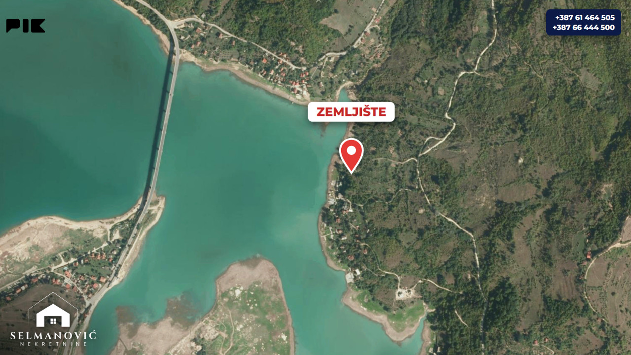 Zemljište 1274m2 Na Obali Jablaničkog Jezera - Kralupi Konjic 2